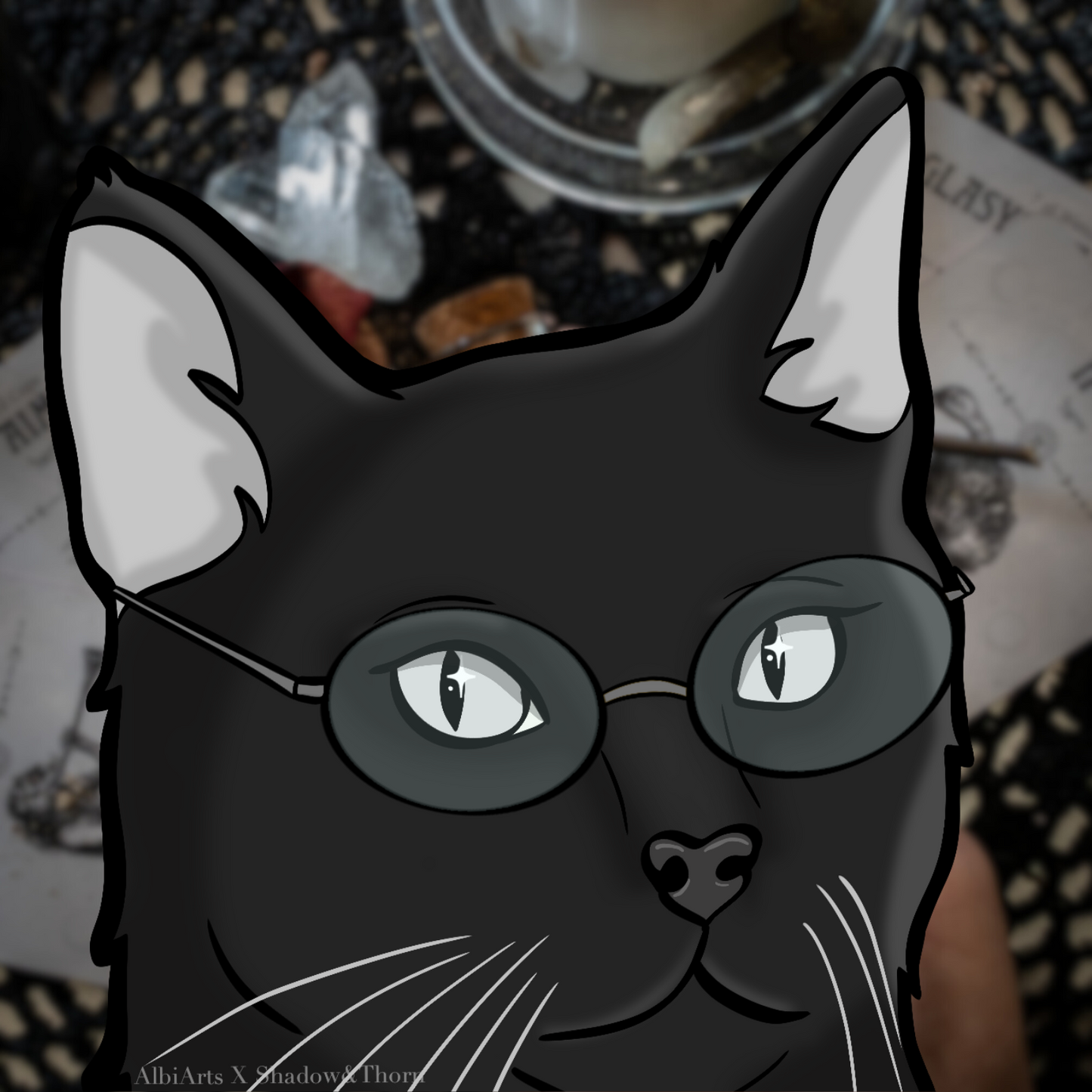 Goth Icons - Peeker Sticker