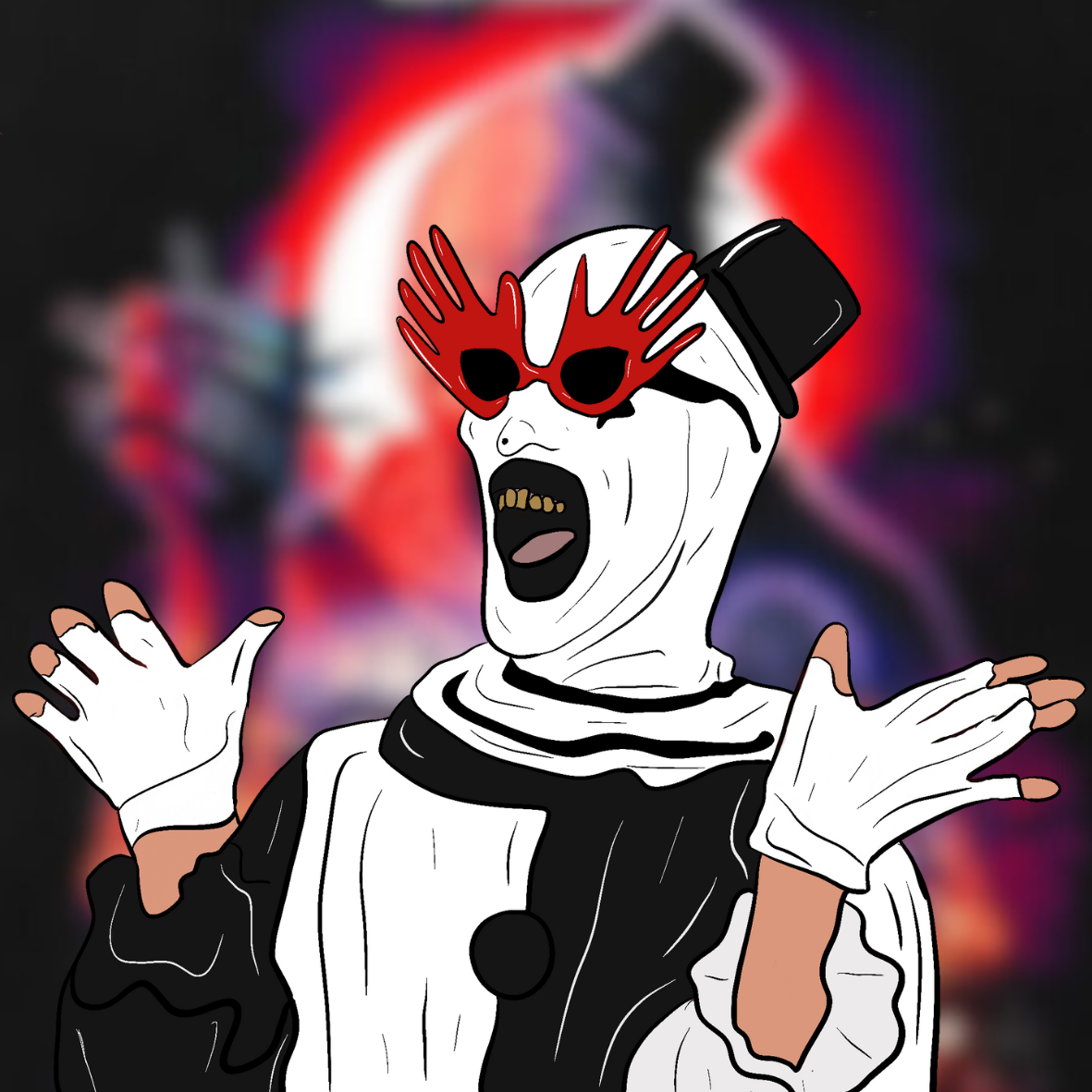Terrifier - Peeker Sticker