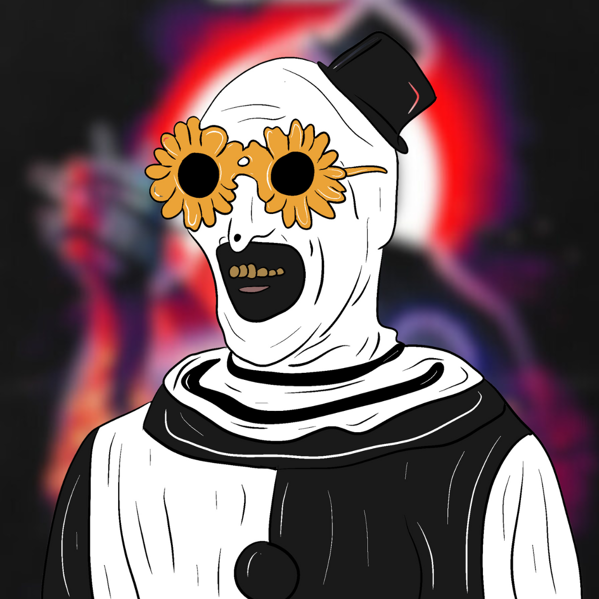 Terrifier - Peeker Sticker